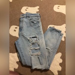 AE 360° Next Level Stretch Super Hi Rise Jegging Crop Size 12